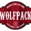 North Carolina State Wolfpack Sign Wood 12 Inch Homegating Tavern