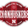 Nebraska Cornhuskers Sign Wood 12 Inch Homegating Tavern