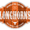 Texas Longhorns Sign Wood 12 Inch Homegating Tavern