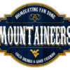 West Virginia Mountaineers Sign Wood 12 Inch Homegating Tavern