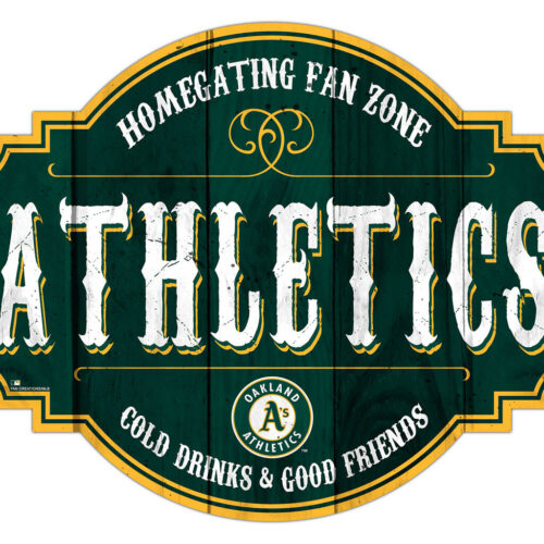 Oakland Athletics Sign Wood 12 Inch Homegating Tavern