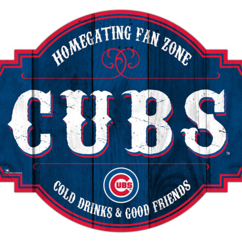 Chicago Cubs Sign Wood 12 Inch Homegating Tavern