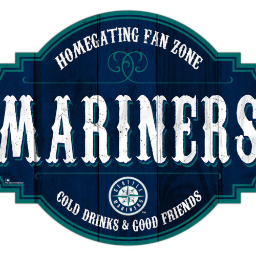 Seattle Mariners Sign Wood 12 Inch Homegating Tavern