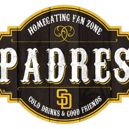 San Diego Padres Sign Wood 12 Inch Homegating Tavern