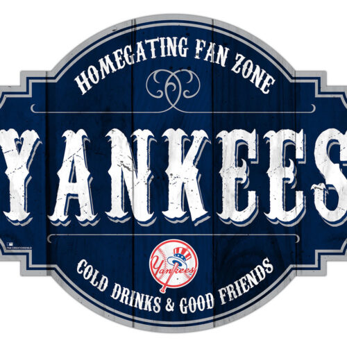 New York Yankees Sign Wood 12 Inch Homegating Tavern