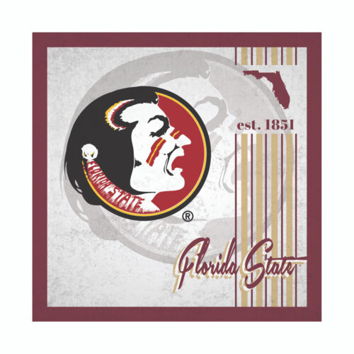 Florida State Seminoles Sign Wood 10×10 Album Design