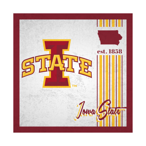 Iowa State Cyclones Sign Wood 10×10 Album Design