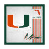 Miami Hurricanes Sign Wood 10×10 Album Design