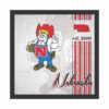 Nebraska Cornhuskers Sign Wood 10×10 Album Design