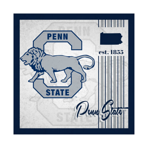 Penn State Nittany Lions Sign Wood 10×10 Album Design