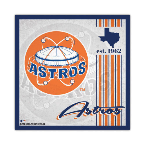 Houston Astros Sign Wood 10×10 Album Design