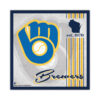 Milwaukee Brewers Sign Wood 10×10 Album Design