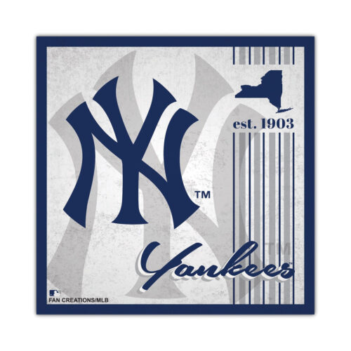 New York Yankees Sign Wood 10×10 Album Design