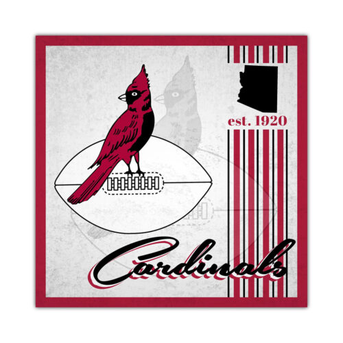 Arizona Cardinals Sign Wood 10×10 Album Design