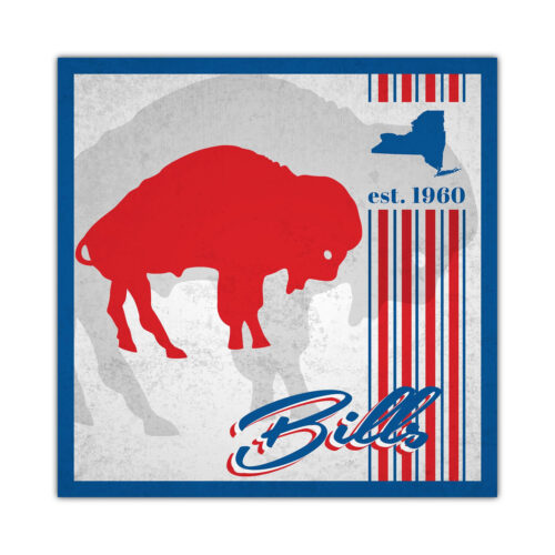 Buffalo Bills Sign Wood 10×10 Album Design