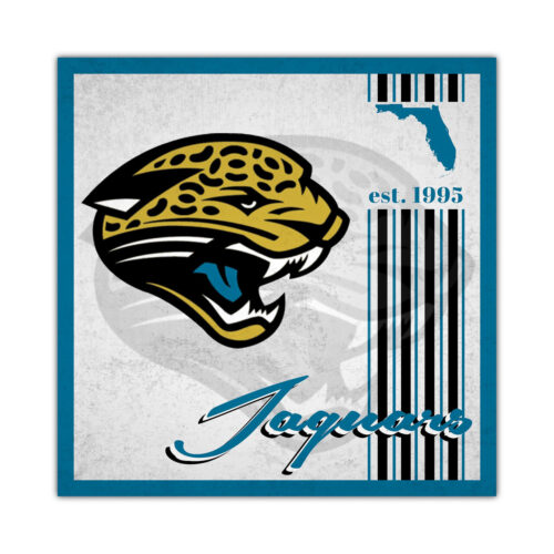 Jacksonville Jaguars Sign Wood 10×10 Album Design