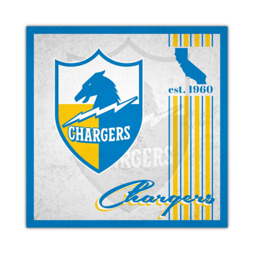 Los Angeles Chargers Sign Wood 10×10 Album Design