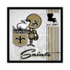 New Orleans Saints Sign Wood 10×10 Album Design