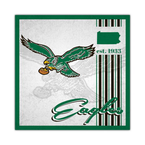 Philadelphia Eagles Sign Wood 10×10 Album Design