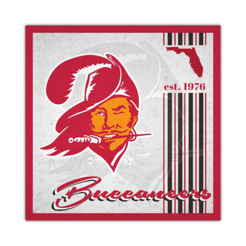 Tampa Bay Buccaneers Sign Wood 10×10 Album Design