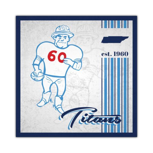 Tennessee Titans Sign Wood 10×10 Album Design