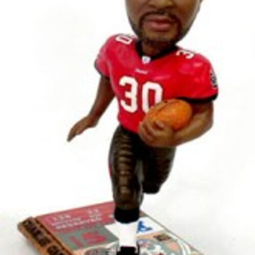 Tampa Bay Buccaneers Charlie Garner Ticket Base Forever Collectibles Bobblehead CO