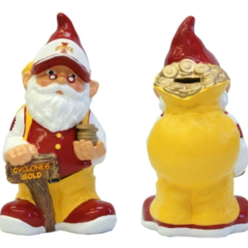 Iowa State Cyclones Garden Gnome – Coin Bank CO