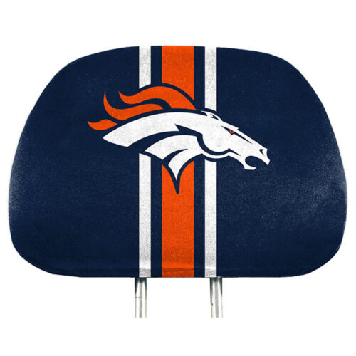 Denver Broncos Headrest Covers Full Printed Style – Special Order