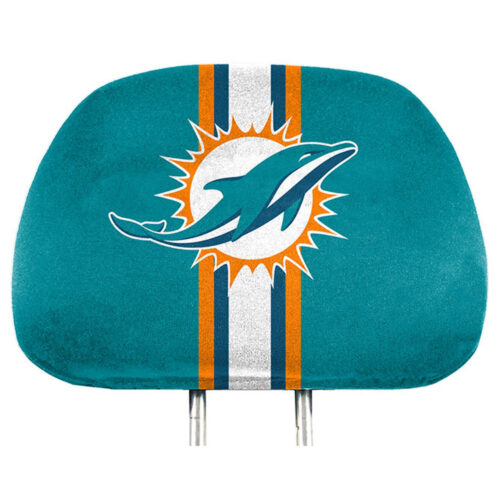 Miami Dolphins Headrest Covers Full Printed Style – Special Order