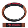 Tampa Bay Buccaneers Steering Wheel Cover Premium Pigskin Style – Special Order