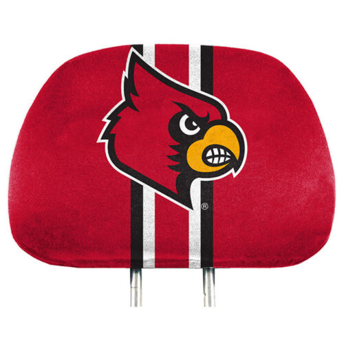 Louisville Cardinals Headrest Covers Full Printed Style – Special Order