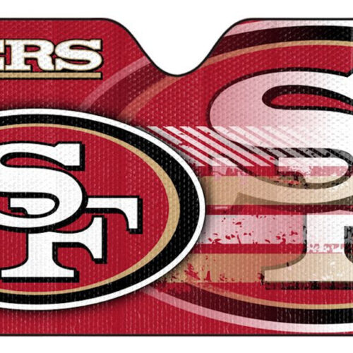 San Francisco 49ers Auto Sun Shade – 59″x27″