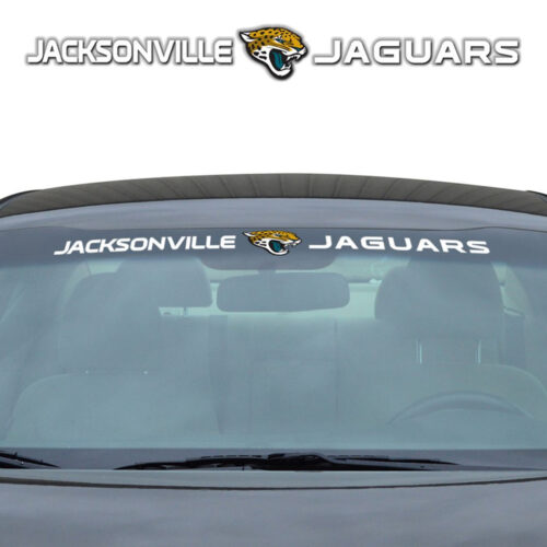 Jacksonville Jaguars Decal 35×4 Windshield