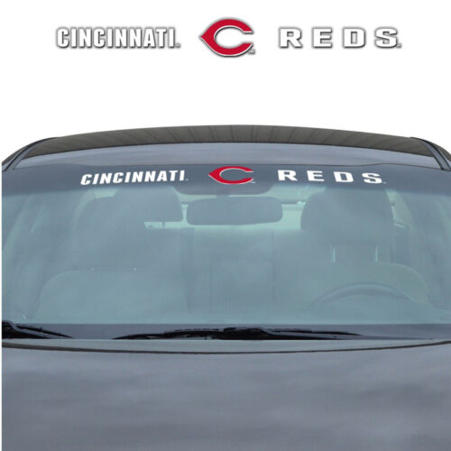 Cincinnati Reds Decal 35×4 Windshield – Special Order