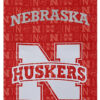 Nebraska Cornhuskers Flag Double Sided Glitter CO