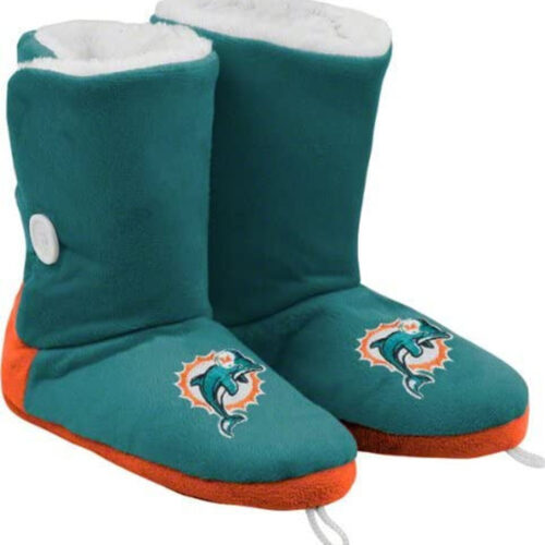 Miami Dolphins Slipper – Women Boot – (1 Pair) – L