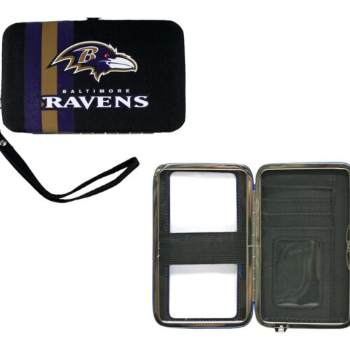 Baltimore Ravens Shell Wristlet