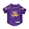 LSU Tigers Pet Jersey Stretch Size S