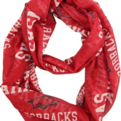 Arkansas Razorbacks Scarf Infinity Style