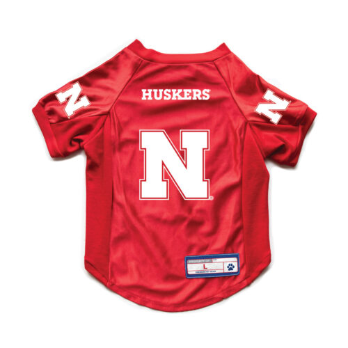 Nebraska Cornhuskers Pet Jersey Stretch Size M