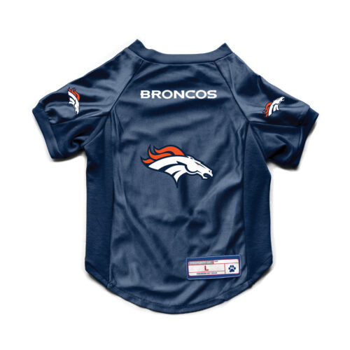 Denver Broncos Pet Jersey Stretch Size M