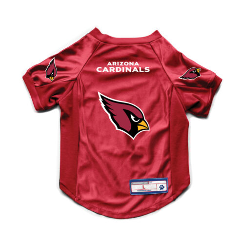 Arizona Cardinals Pet Jersey Stretch Size L