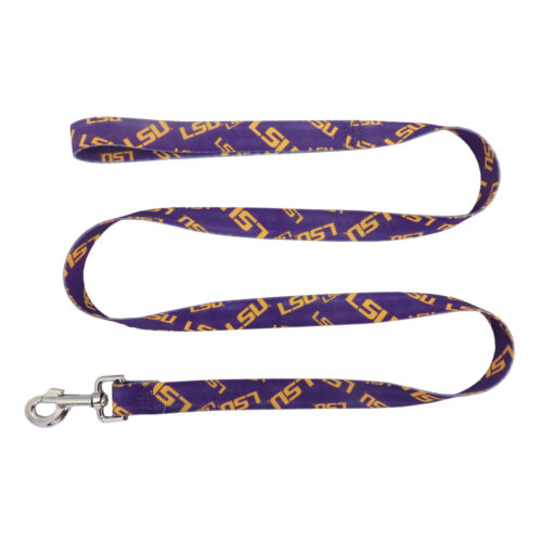 LSU Tigers Pet Leash 1×60