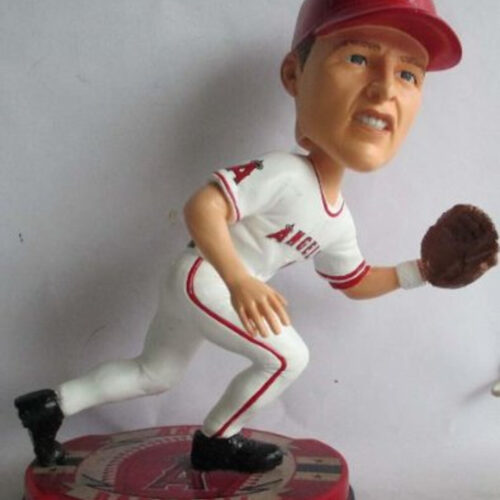 Los Angeles Angels Mark Trumbo Forever Collectibles Baseball Base Bobblehead CO