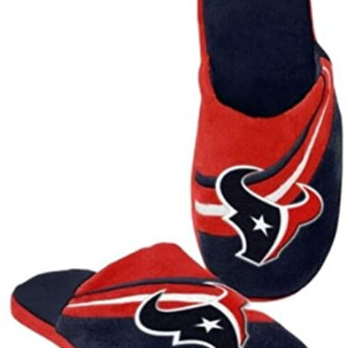 Houston Texans Slipper – Big Logo Stripe – (1 Pair) – XL CO