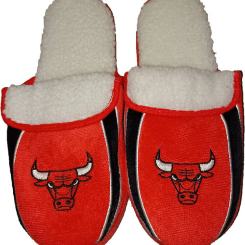 Chicago Bulls Slipper – Sherpa Slide – (1 Pair) – L