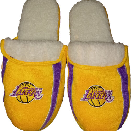 Los Angeles Lakers Slipper – Sherpa Slide – (1 Pair) – XL