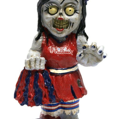 Philadelphia Phillies Zombie Cheerleader Figurine