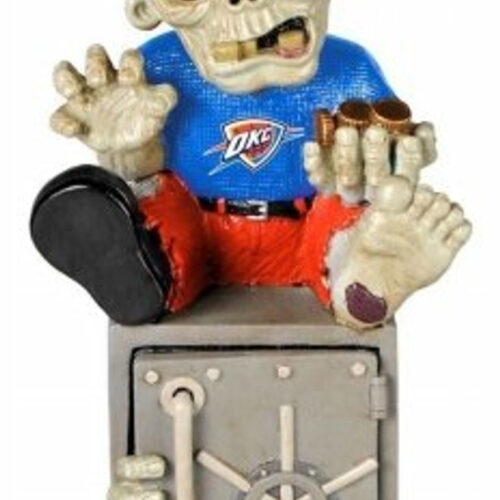 Oklahoma City Thunder Zombie Figurine – On Logo CO