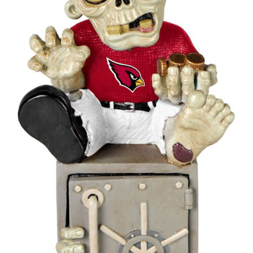 Arizona Cardinals Zombie Figurine Bank CO